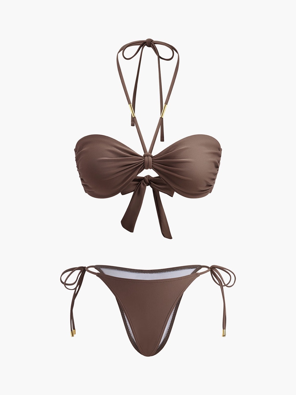 Commense Bow Knot Bikini Set